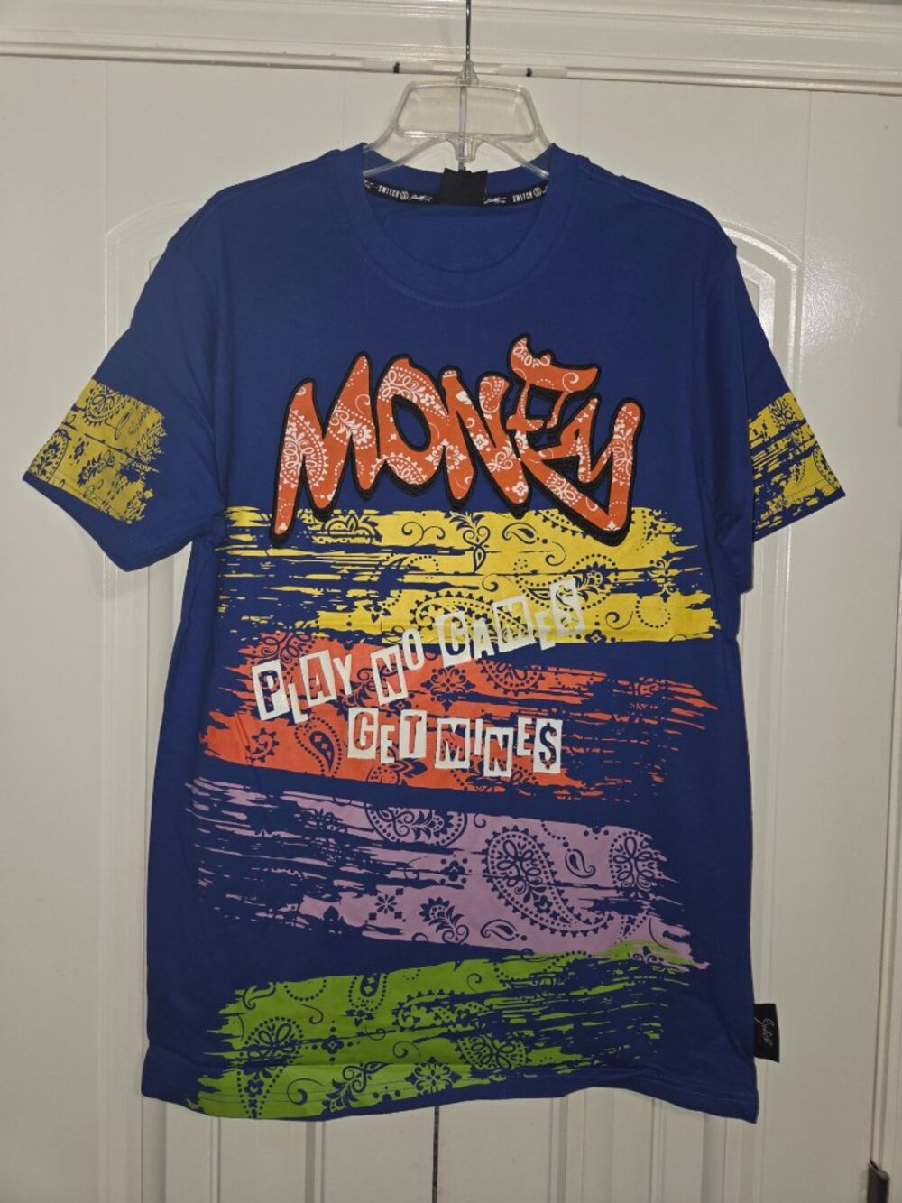 Switch Remarkable Money Graphic Tee Large NWT